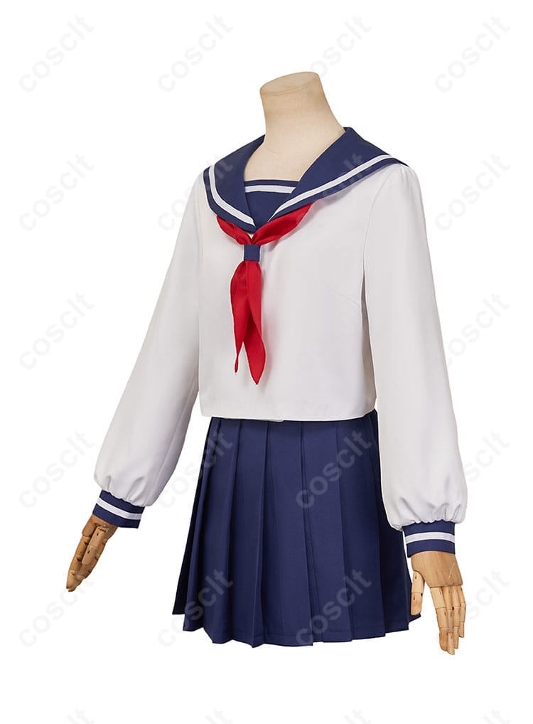 銀魂 3年Ｚ組銀八先生 志村妙 神楽 制服 コスプレ衣装-4