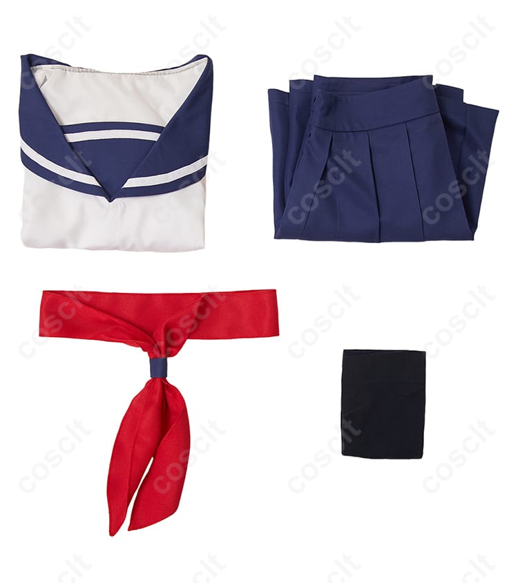 銀魂 3年Ｚ組銀八先生 志村妙 神楽 制服 コスプレ衣装-10