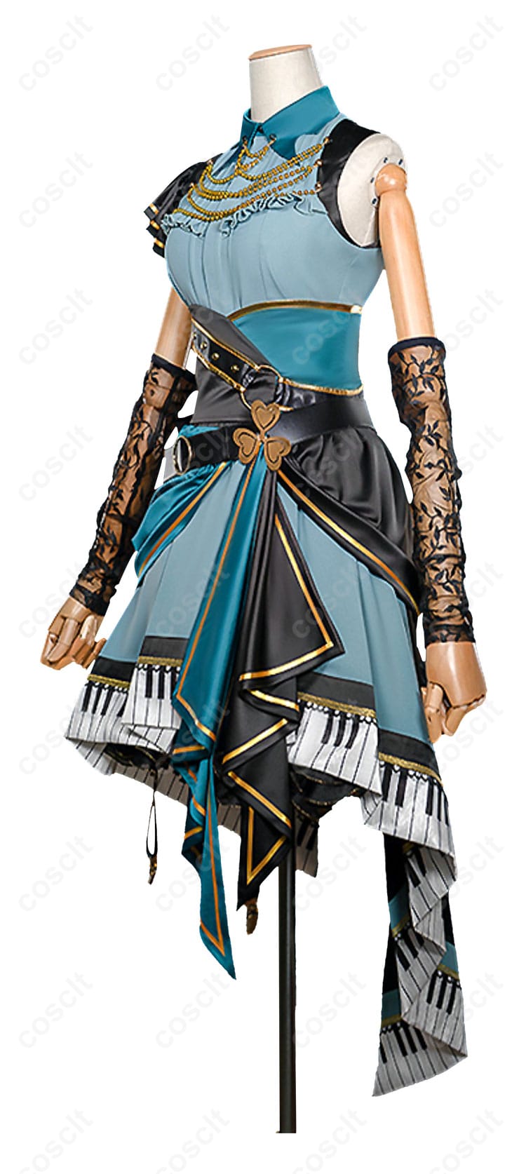 プロセカ 日野森雫 コスプレ衣装 左側アングル 美しいシルエット