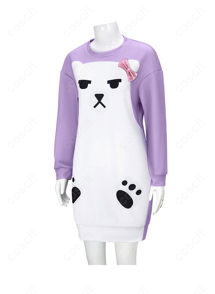 ミラ パジャマ コスプレ衣装 側面図｜自然なシルエットとかわいいルームウェア感をチェック