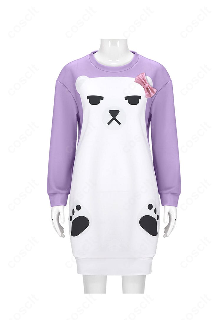 ミラ パジャマ コスプレ衣装 正面図｜柔らかいコスプレ専用生地で再現した高品質デザイン