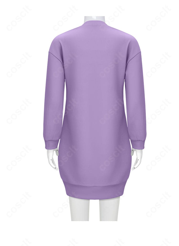 ミラ パジャマ コスプレ衣装 背面図｜背中の装飾やシルエットをしっかり確認できるアングル