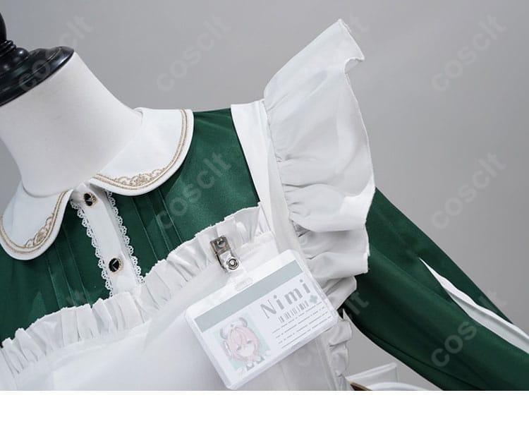 Nimi Nightmare ナース服 コスプレ衣装 肩部分装飾ディテール｜立体感のあるデザイン