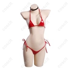勝利の女神:NIKKE ラピ（レッドフード）『レッドフレーバー』 コスプレ衣装 水着セット｜COSCLT - 2枚目の画像（サムネイル）