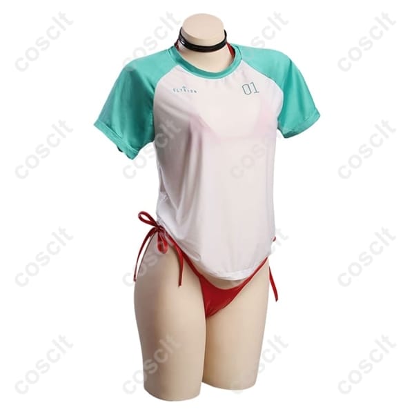 勝利の女神:NIKKE ラピ（レッドフード）『レッドフレーバー』 コスプレ衣装 水着セット｜COSCLT