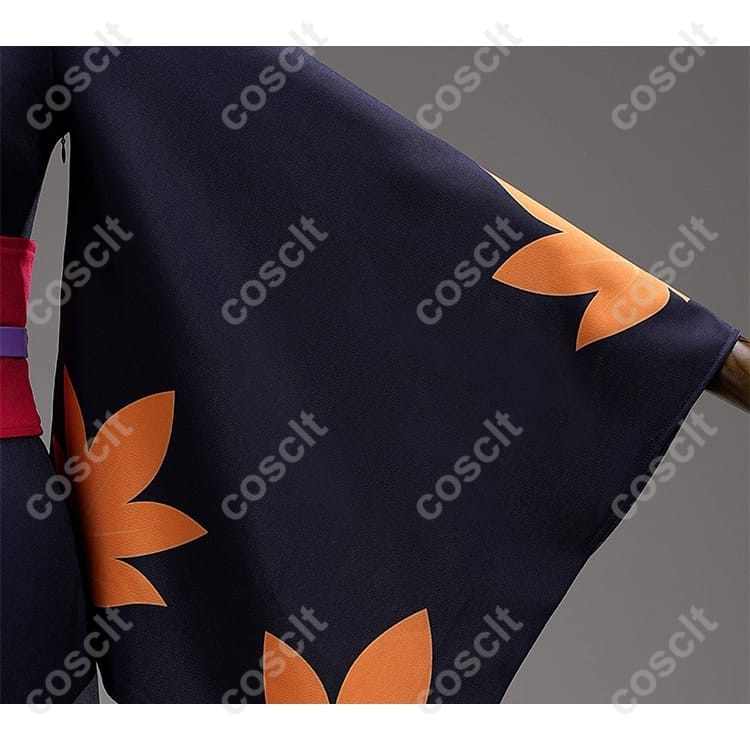 銀魂 月詠（ツクヨ） コスプレ衣装 着物＆コルセットベルト付き｜高品質オーダーメイド【COSCLT】 - 6枚目の画像