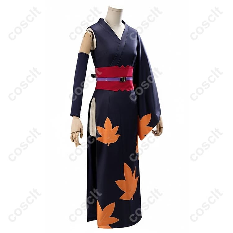 銀魂 月詠（ツクヨ） コスプレ衣装 着物＆コルセットベルト付き｜高品質オーダーメイド【COSCLT】 - 2枚目の画像