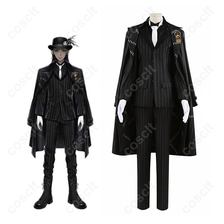 ディズニー ツイステッドワンダーランド ジャミル・バイパー ナイトメアースーツ コスプレ衣装 キャラクター着用イメージ図