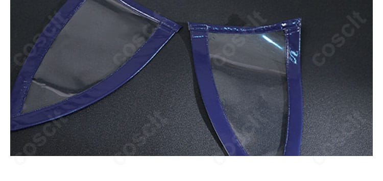 アズールレーン ニュージャージー コスプレ衣装 背飾りディテール｜透明素材の羽型装飾が美しく輝く。