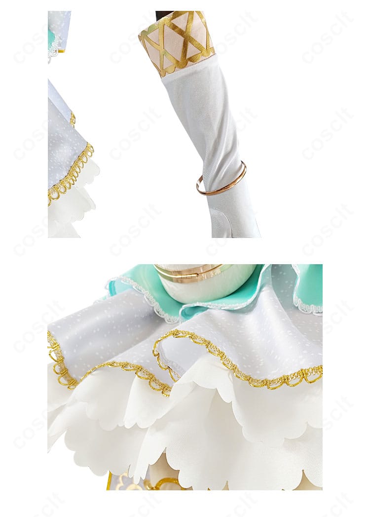 ラブライブ！スクフェス 南ことり コスプレ衣装 袖口アクセサリーと衣装裾装飾の細部｜華やかさを演出