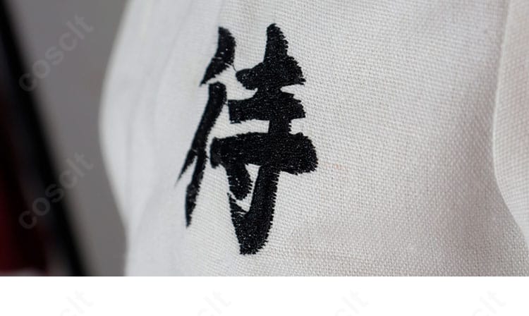 服装に入った文字装飾細部｜凶鳥狂死香 コスプレ衣装 デザインプリント 私服バージョン