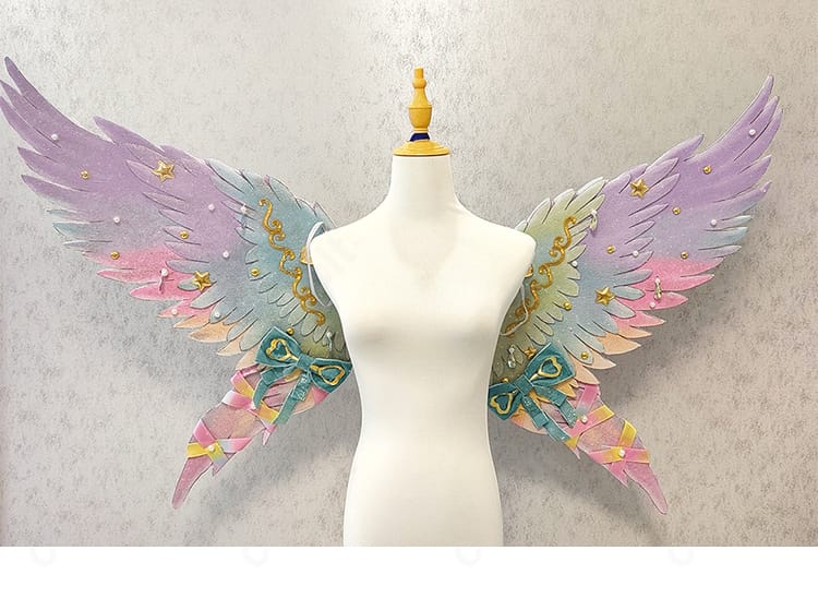 アイカツ! レインボーエトワールコーデ コスプレ衣装 羽翼装飾ディテールアップ｜イベントや撮影会に映えるデザイン
