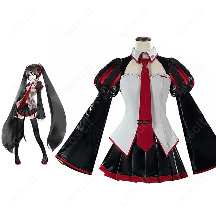 初音ミク亜種・雑音ミク コスプレ衣装とキャラクター公式ビジュアル比較｜高品質再現