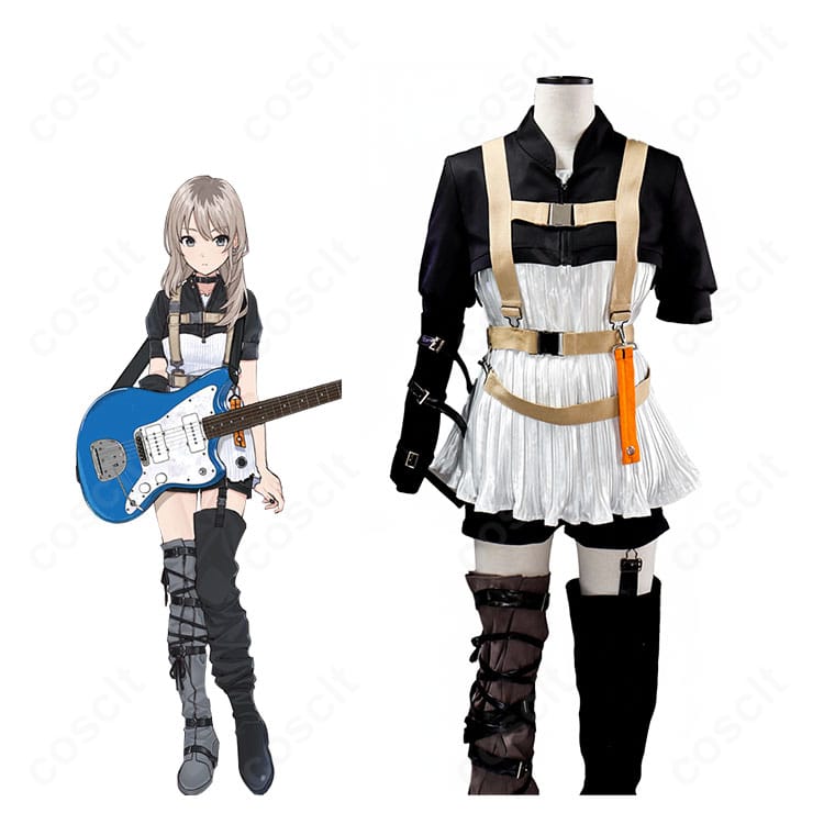 ガールズバンドクライ トゲナシトゲアリ 河原木桃香 11th Single 薄采ディスプレイ コスプレ衣装とキャラクター公式ビジュアル