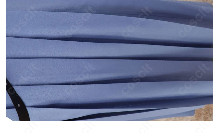 銀魂 神楽 コスプレ衣装 スカート裾部分細部｜ふんわり広がるシルエットが魅力のスカートデザイン。