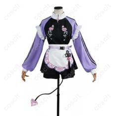 ホロライブ 常闇トワ メイド風ジャージ コスプレ衣装｜高品質・オーダーメイド対応【COSCLT公式通販】 - 1枚目の画像（サムネイル）