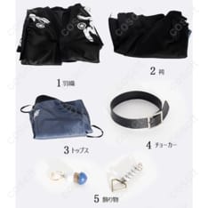 HUNDRED LINE -最終防衛学園- 面影歪 私服 和服 コスプレ衣装｜高品質オーダーメイド対応【COSCLT】 - 5枚目の画像（サムネイル）