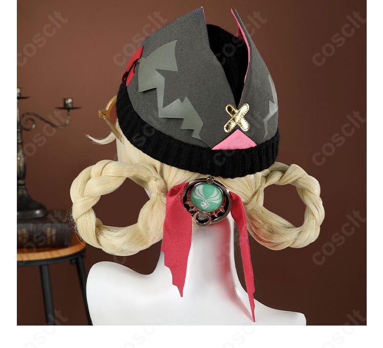 原神 ヤフォダ コスプレ衣装 帽子背面装飾細部｜高品質な仕立て