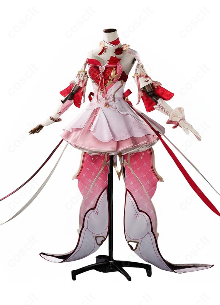 崩壊3rd エリシア コスプレ衣装 正面全体図|高品質再現