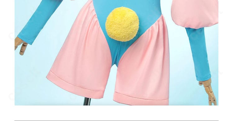 背面しっぽ飾りディテール|木之本桜 バトルコスチューム 尾飾り付き