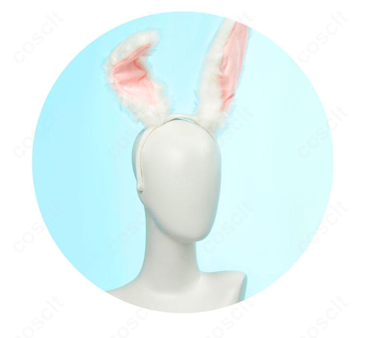 耳飾りディテール|木之本桜 うさ耳カチューシャ コスプレ小物