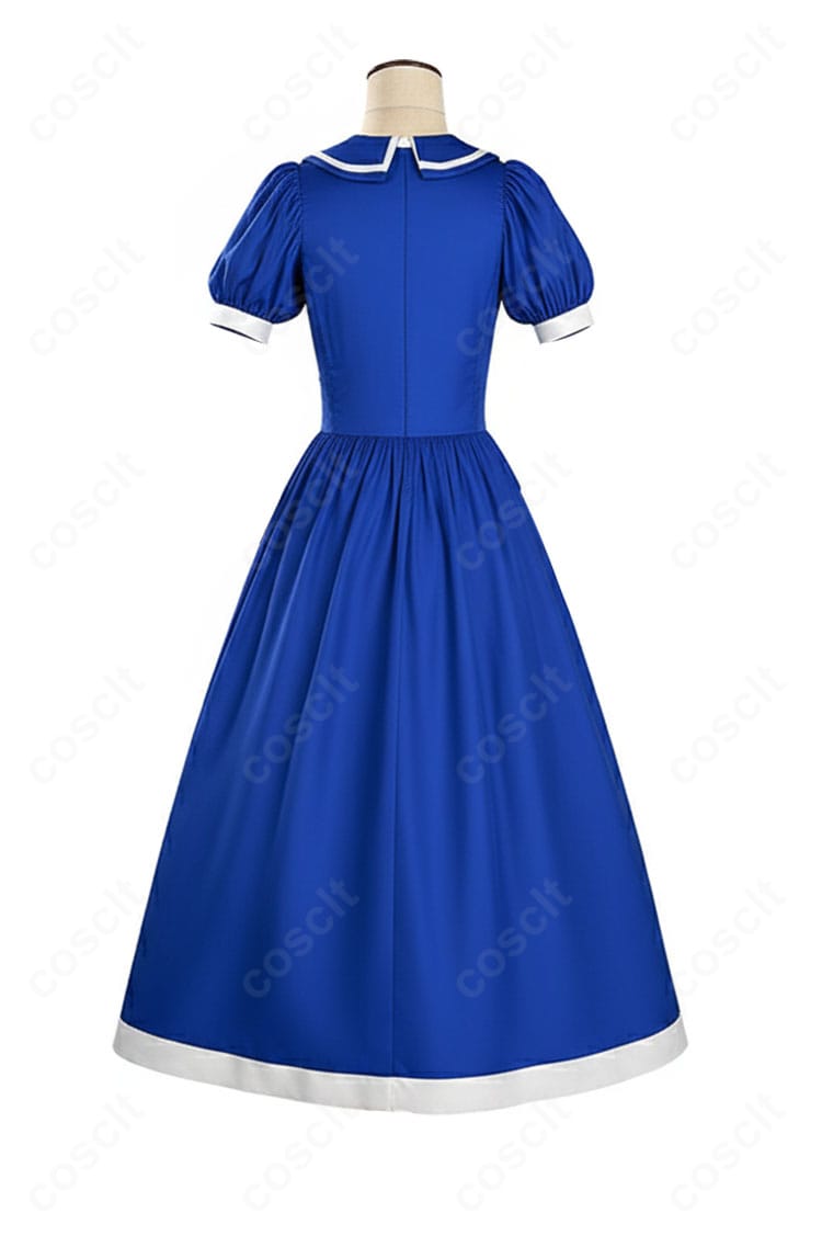 カードキャプターさくら 木之本桜 私服ワンピース コスプレ衣装 背面図。後ろ姿まで丁寧に再現された高品質デザイン。