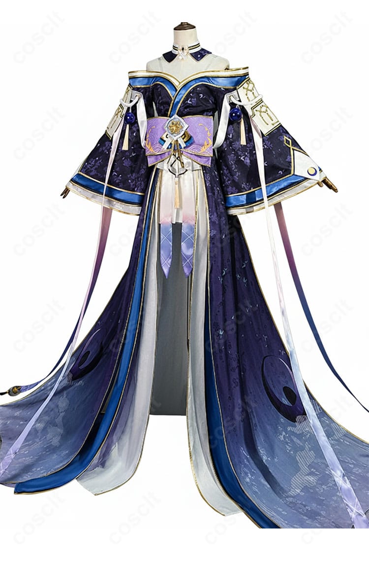 アズールレーン 信濃「満ち欠ける朧月」コスプレ衣装 側面スタイル画像｜立体感あるシルエット