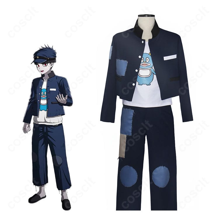 HUNDRED LINE 丸子楽 私服コスプレ衣装｜キャラクターイメージとの比較図