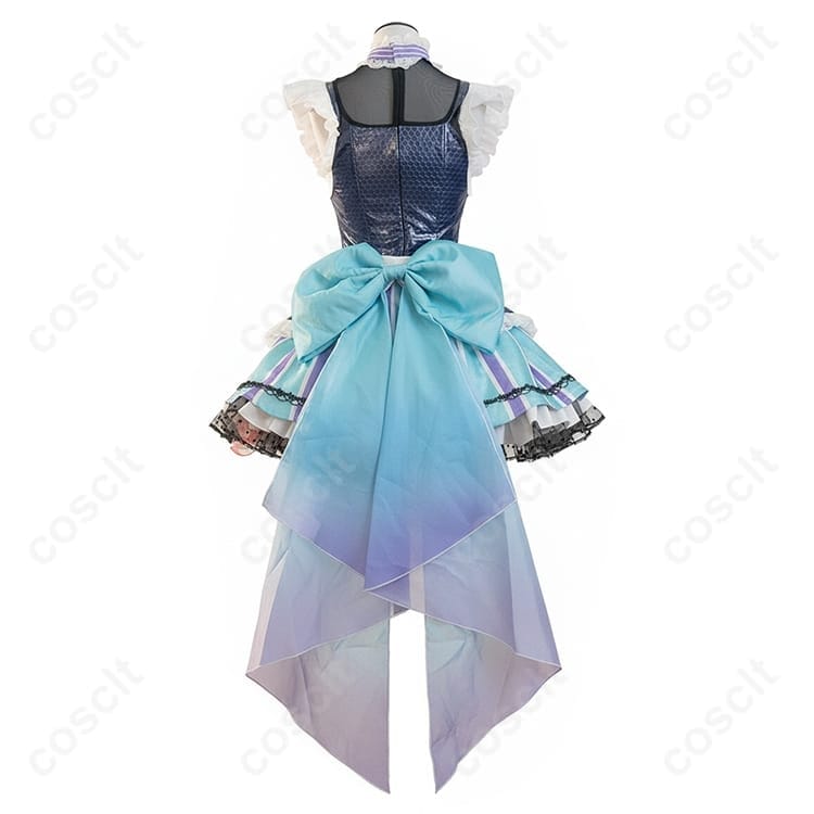 勝利の女神：NIKKE リトルマーメイド Abyss Flower コスプレ衣装 ワンピース＋カチューシャ付き - 3枚目の画像