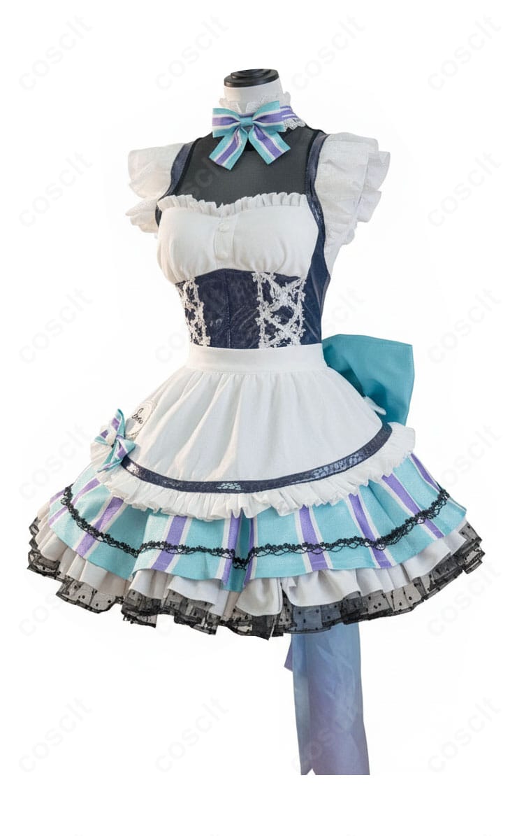 勝利の女神NIKKE リトルマーメイド Abyss Flower コスプレ衣装 側面全身画像