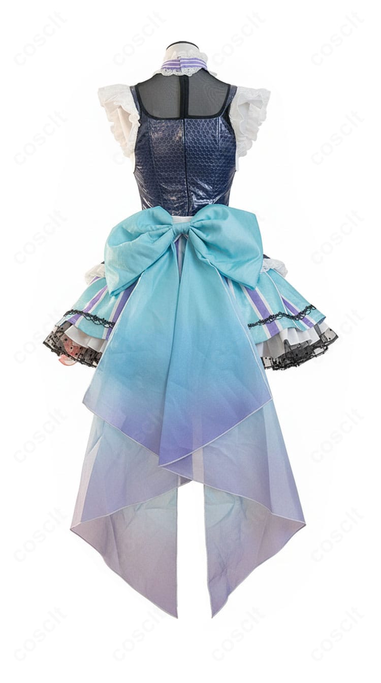 勝利の女神NIKKE リトルマーメイド Abyss Flower コスプレ衣装 背面全身図