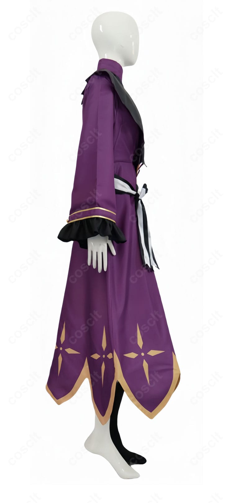 谷風天音 前世は異世界の魔族Ver. コスプレ衣装 袖飾りディテール写真｜精巧な刺繍と装飾を忠実再現