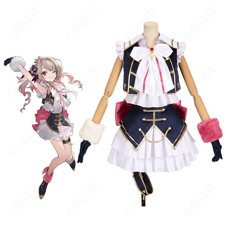 にじさんじ 魔界ノりりむ SYMPHONIA共通衣装 コスプレ衣装とキャラクター公式ビジュアル比較図