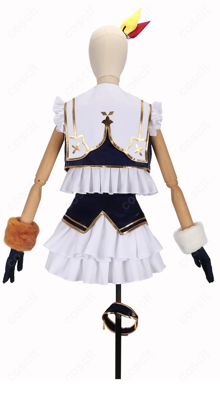 にじさんじ 星川サラ SYMPHONIA コスプレ衣装 背面写真｜ディテールまでしっかり再現されたデザイン