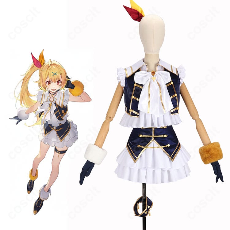 にじさんじ 星川サラ 5th Anniversary LIVE SYMPHONIA 共通コスプレ衣装とキャラクター公式ビジュアルの比較図｜高再現でイベントや撮影会に最適