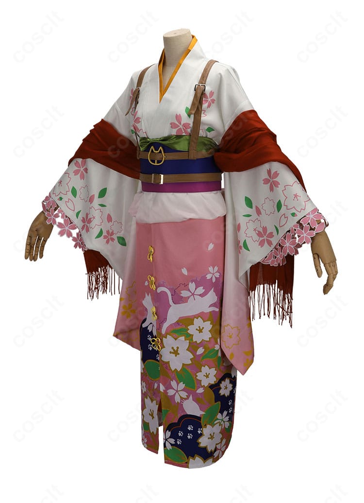 大妖怪 × ローソン Nqrse コスプレ衣装 側面ショット｜細部まで忠実再現・オーダーメイド可