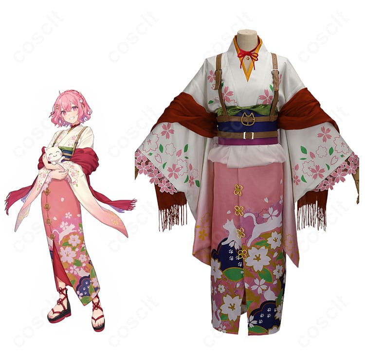 大妖怪 × ローソン Nqrse（なるせ） コスプレ衣装とキャラクタービジュアル並び画像｜ローソンコラボver. ファン必見