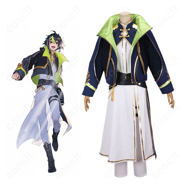 にじさんじ 伊波ライ 7周年ライブコスプレ衣装とキャラクター公式ビジュアル比較図｜高再現度で推し活におすすめ
