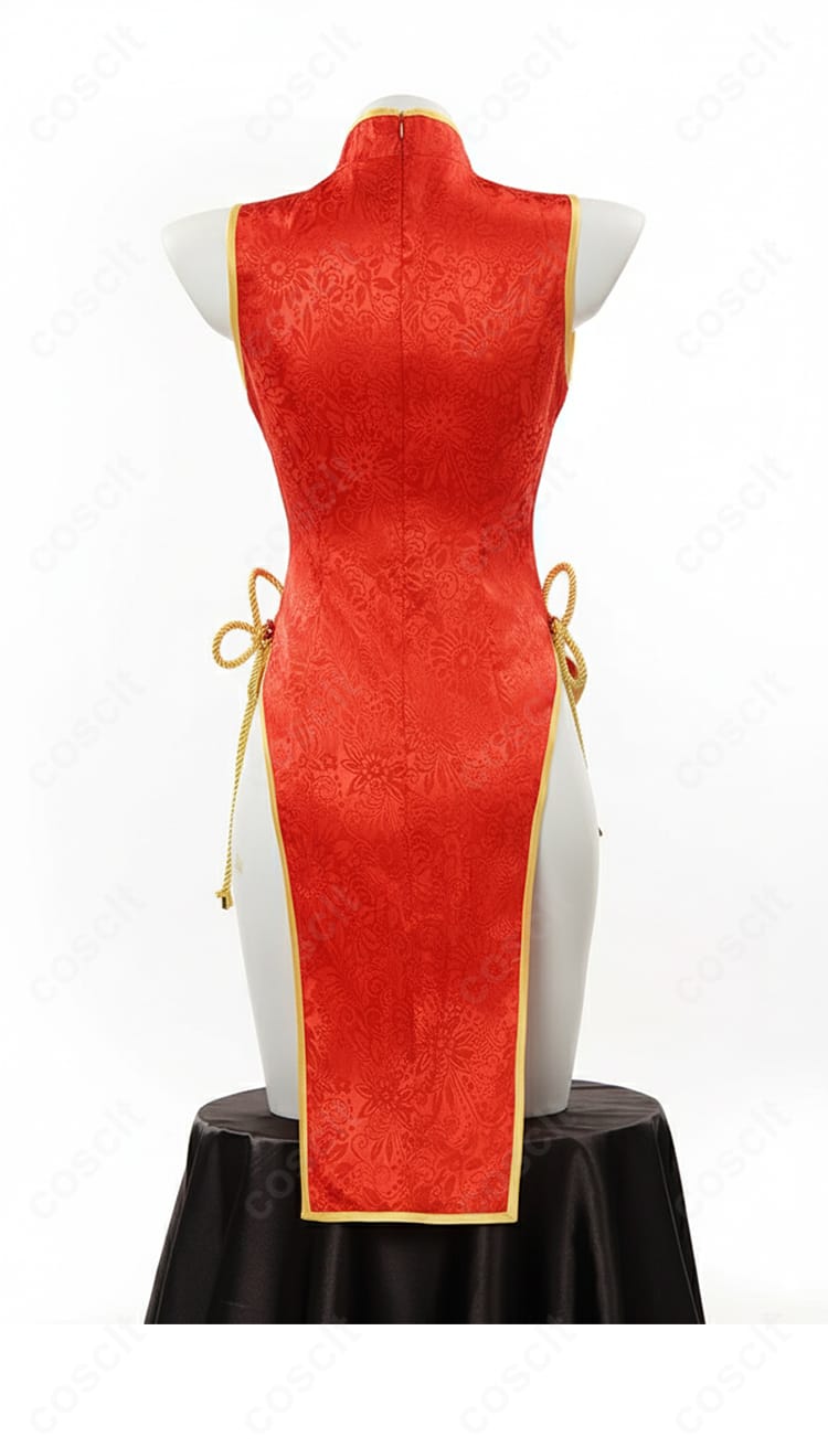 To LOVEる ヤミ チャイナドレス コスプレ衣装 背面全身写真 デザイン再現度抜群