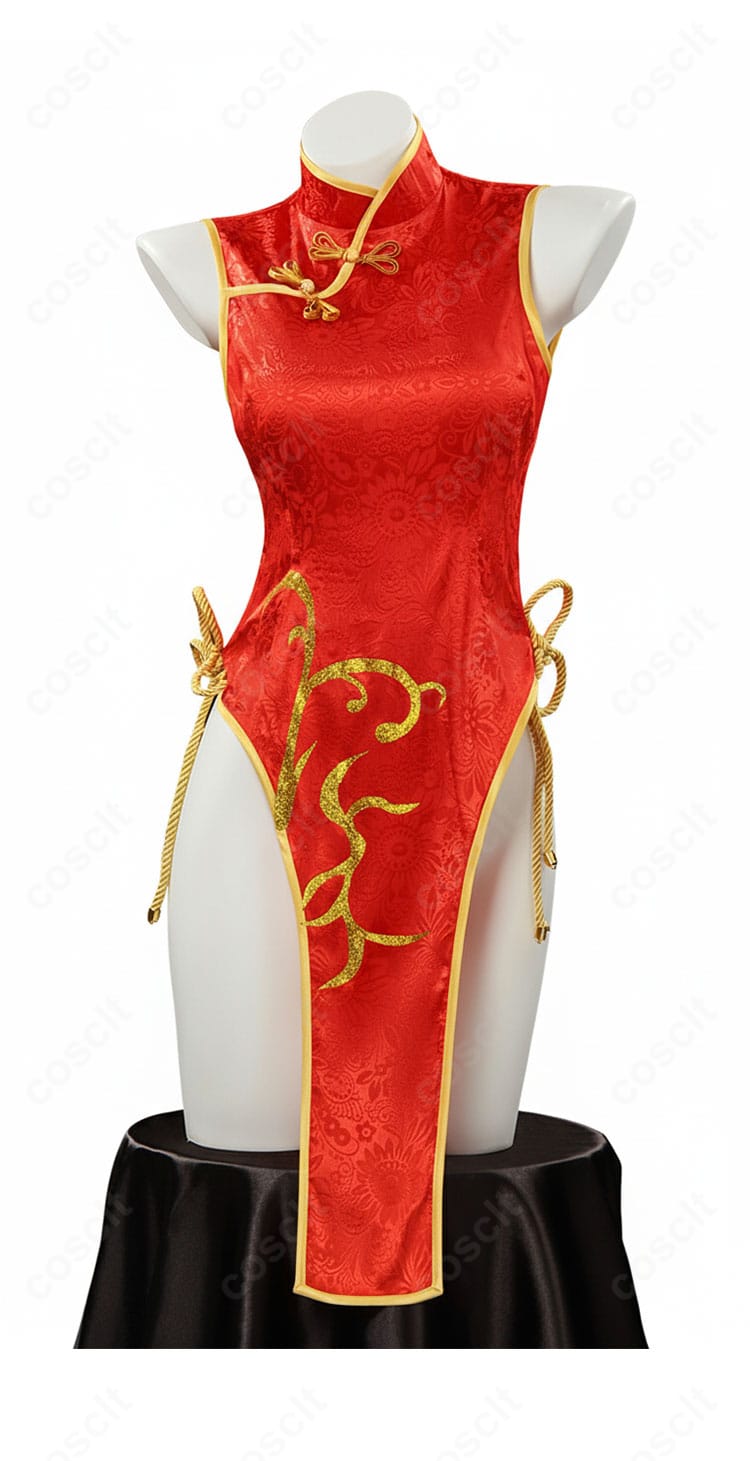 To LOVEる ヤミ チャイナドレス コスプレ衣装 正面全身写真 高品質再現