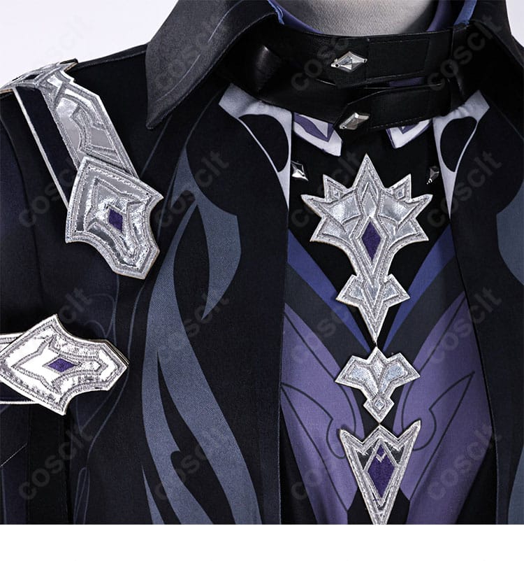 原神 フリンズ コスプレ衣装 衣襟部分の装飾詳細|高再現度デザイン