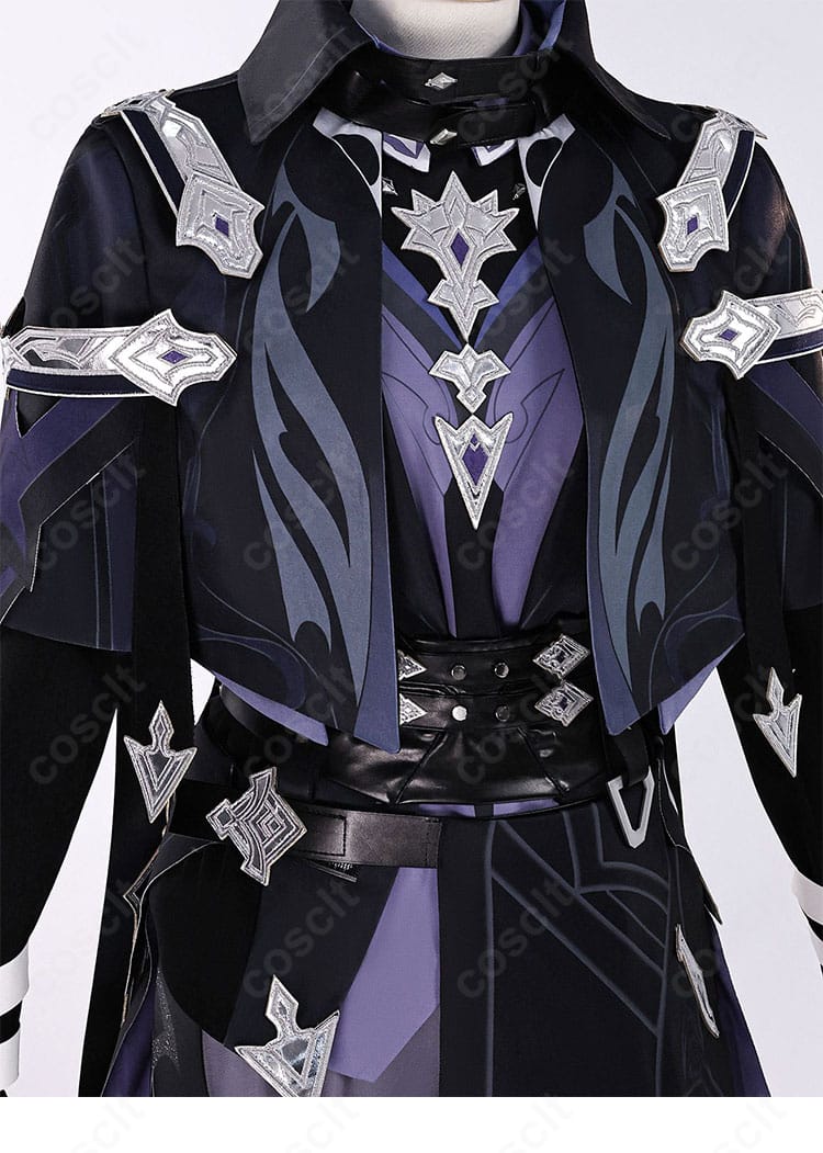 原神 フリンズ cosplay 衣装の門襟装飾ディテール|丁寧な仕上がり