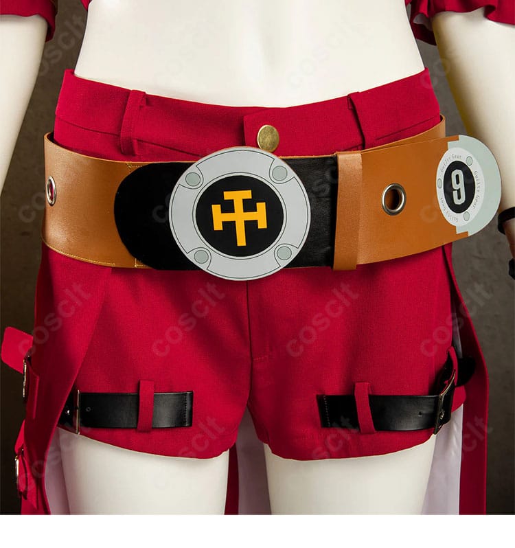 GUILTY GEAR STRIVE イノ コスプレ 腰間装飾詳細｜華やかなアクセント