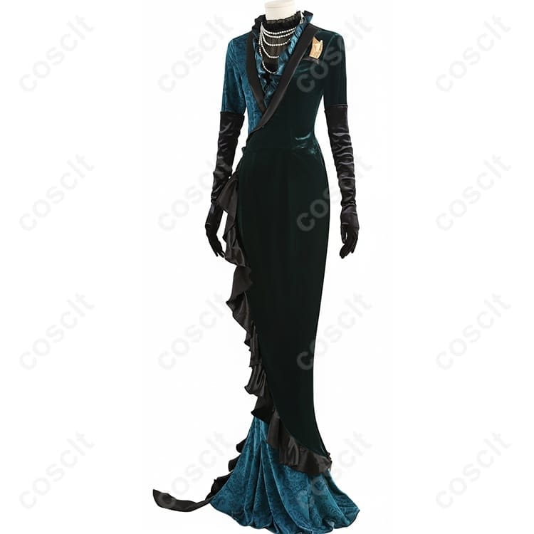 ディズニー ツイステッドワンダーランド ジョルジーナ・リーチ コスプレ衣装 礼装風ドレス【オーダーメイド可】 - 3枚目の画像
