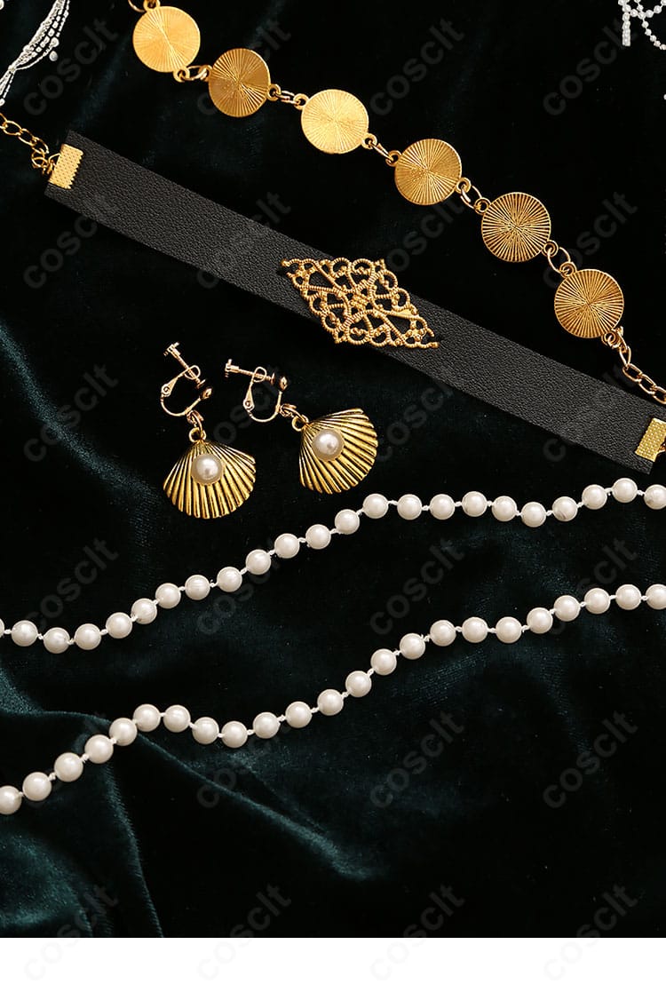 ジョルジーナ・リーチ コスプレ衣装 耳飾り・ネックレス・ジュエリー詳細｜豪華セット内容