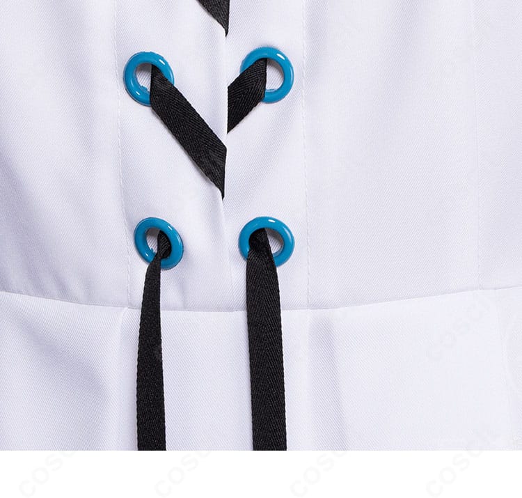 星のドレス コスプレ衣装 リボン・紐飾り細部|繊細な手作業で再現された結びデザイン