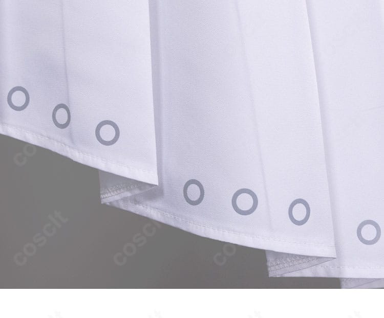 星のドレス コスプレ衣装 スカート裾装飾細部|動くたびに揺れる美しい裾のラインをチェック