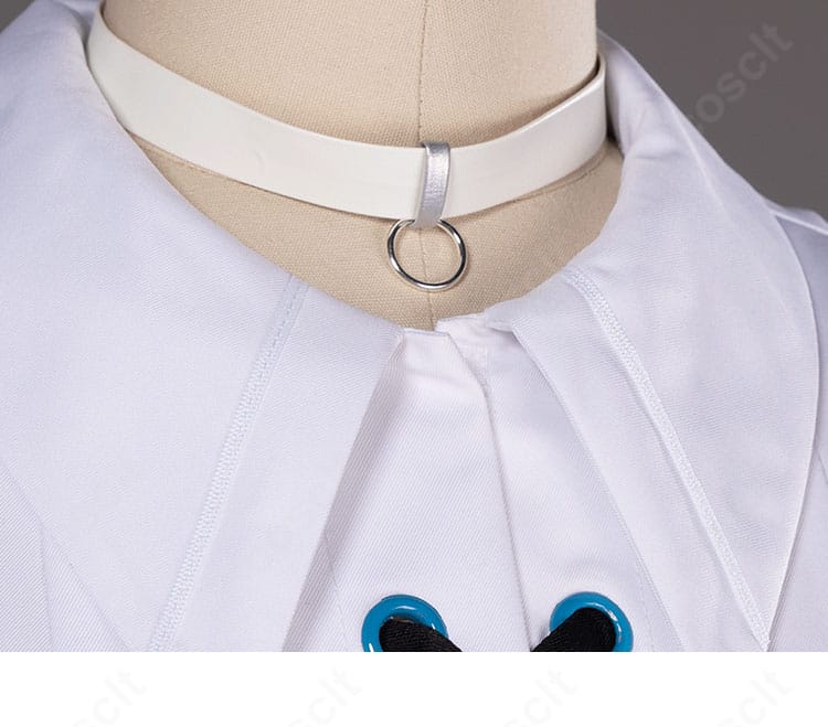 星のドレス コスプレ衣装 ネックアクセサリー細部|首元の飾りと素材感を丁寧に表現