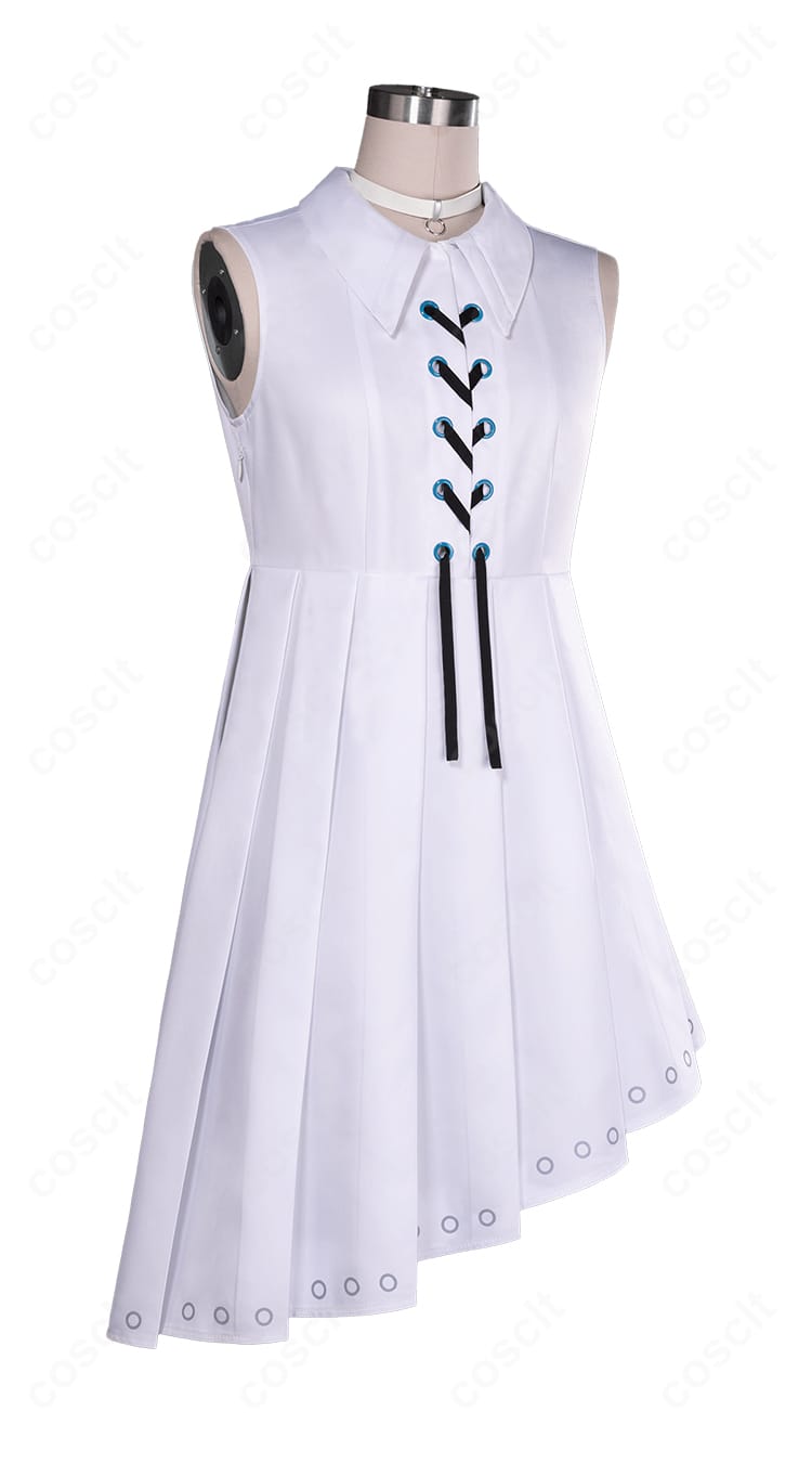 星のドレス コスプレ衣装 内搭スカート装飾細部|レースやフリルの繊細な仕上がりを確認