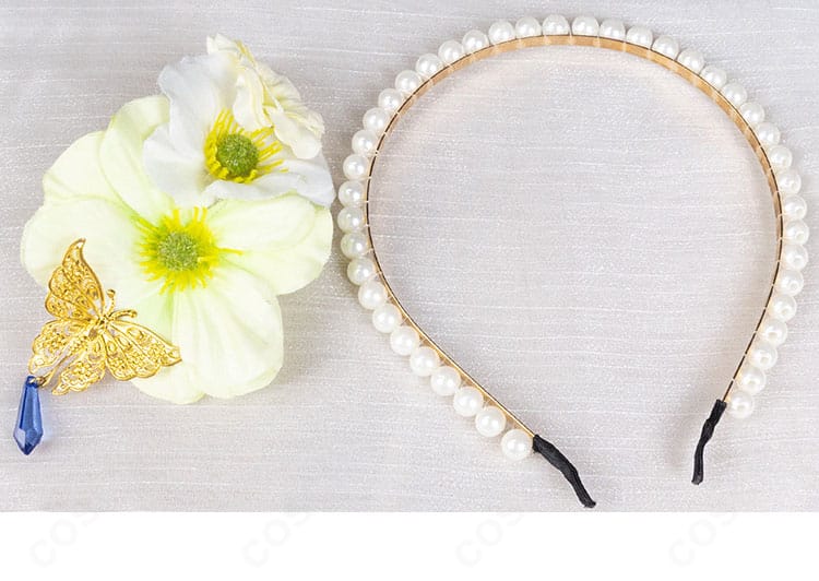 髪飾り・アクセサリー細部｜草薙寧々 コスプレ用ヘッドドレス＆ネックレス